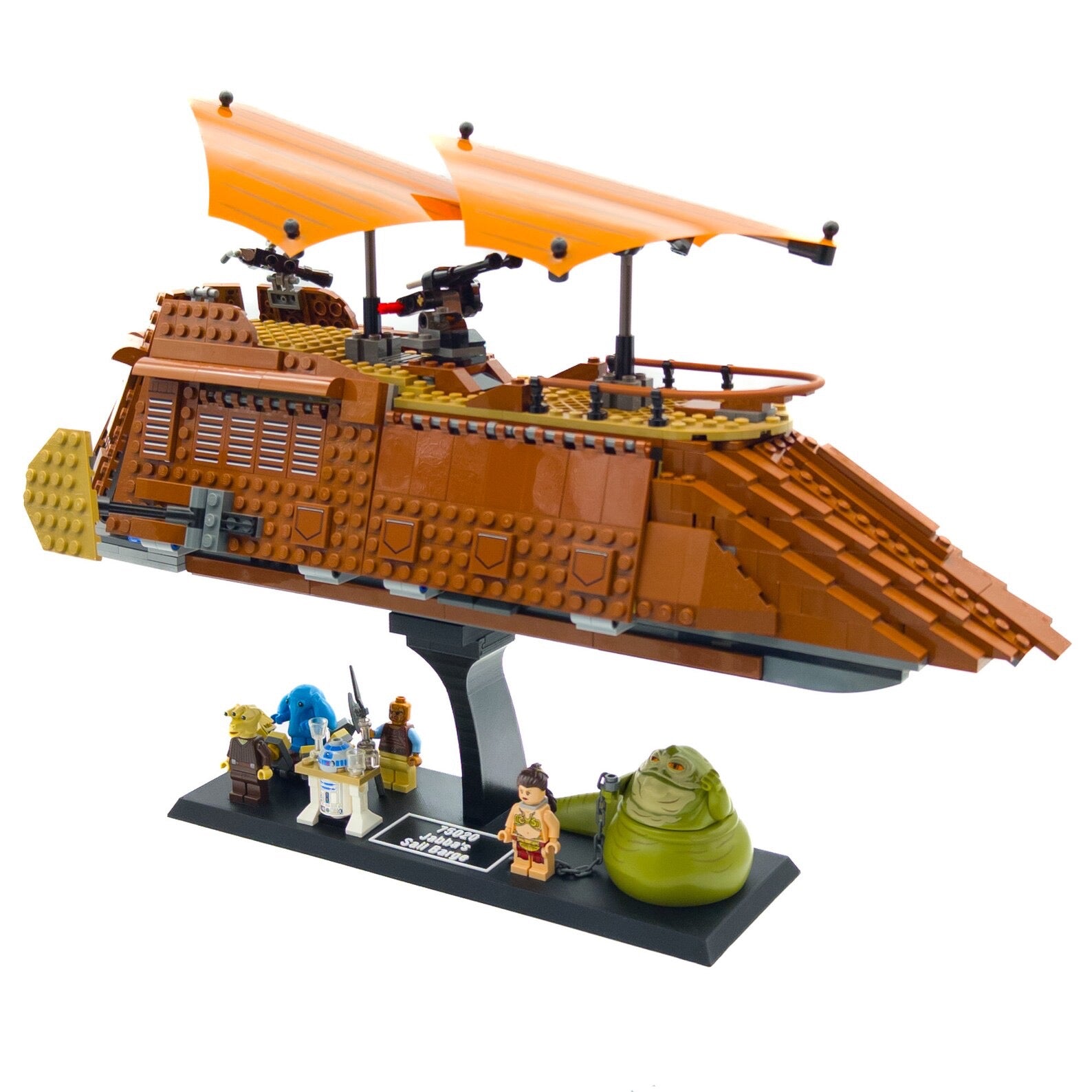 Display Stand for Lego Star Wars 75020 Jabba's Sail Barge