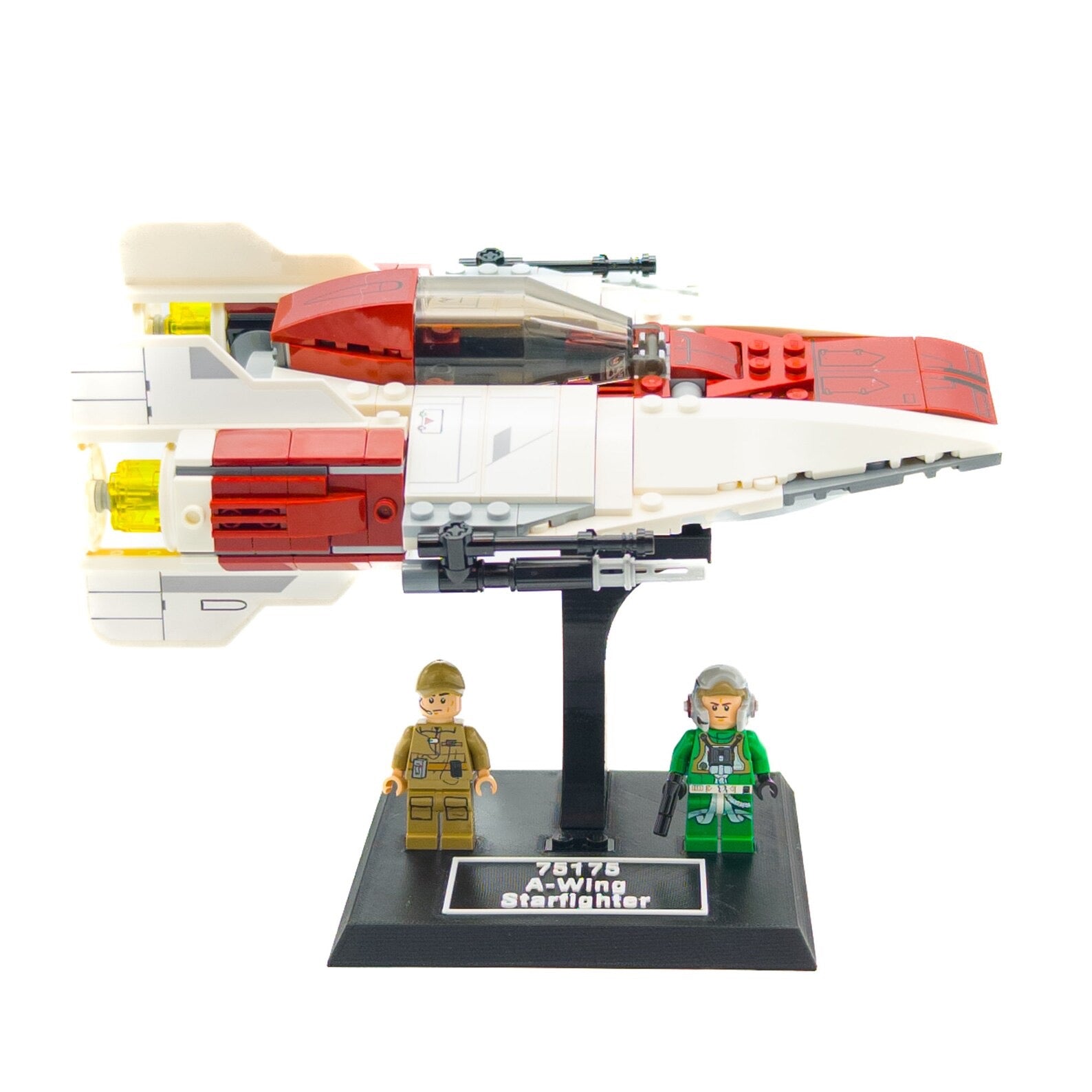 Display Stand for Lego Star Wars 7134 / 6207 / 75003 / 75175 / 75248 / 75150 A-Wing Starfighter