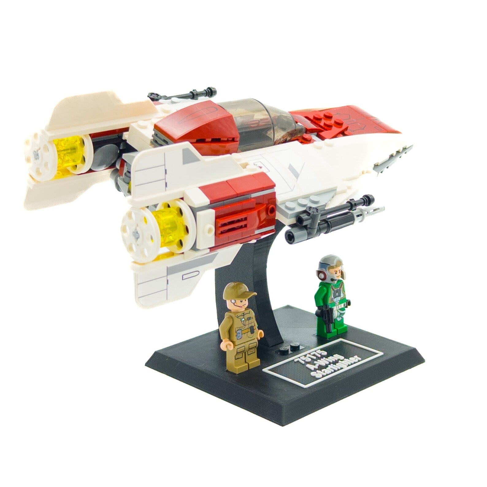 Display Stand for Lego Star Wars 7134 / 6207 / 75003 / 75175 / 75248 / 75150 A-Wing Starfighter
