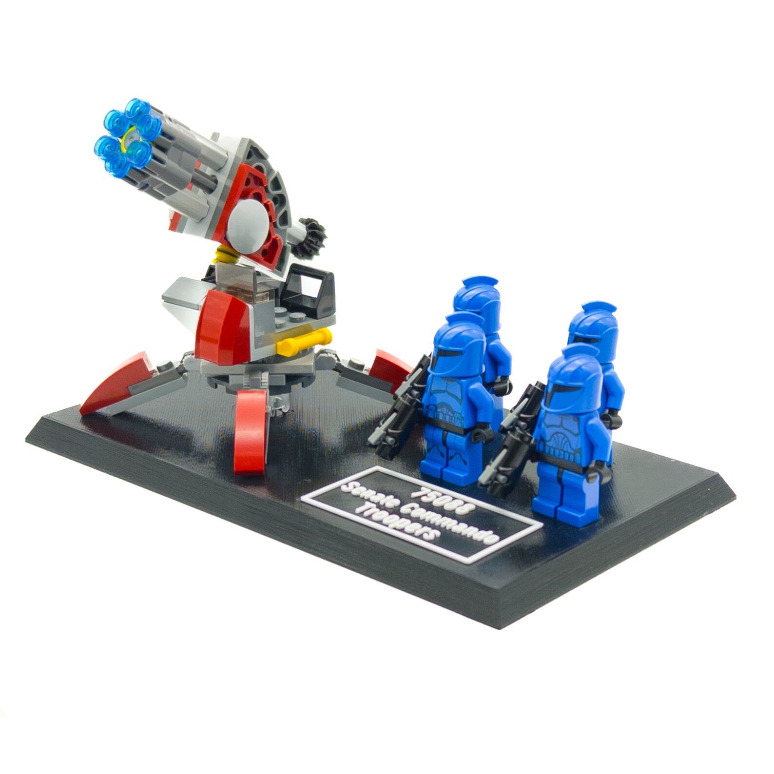 Display Stand for Lego Star Wars 75088 Senate Commando Troopers