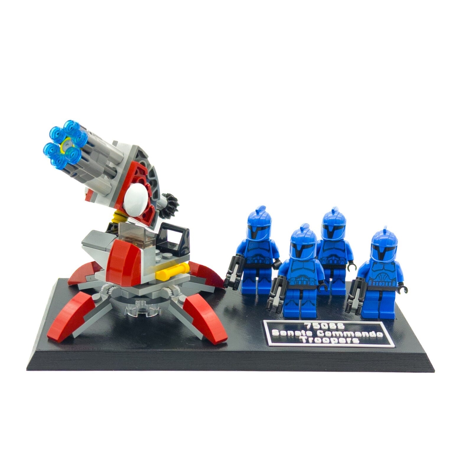 Display Stand for Lego Star Wars 75088 Senate Commando Troopers