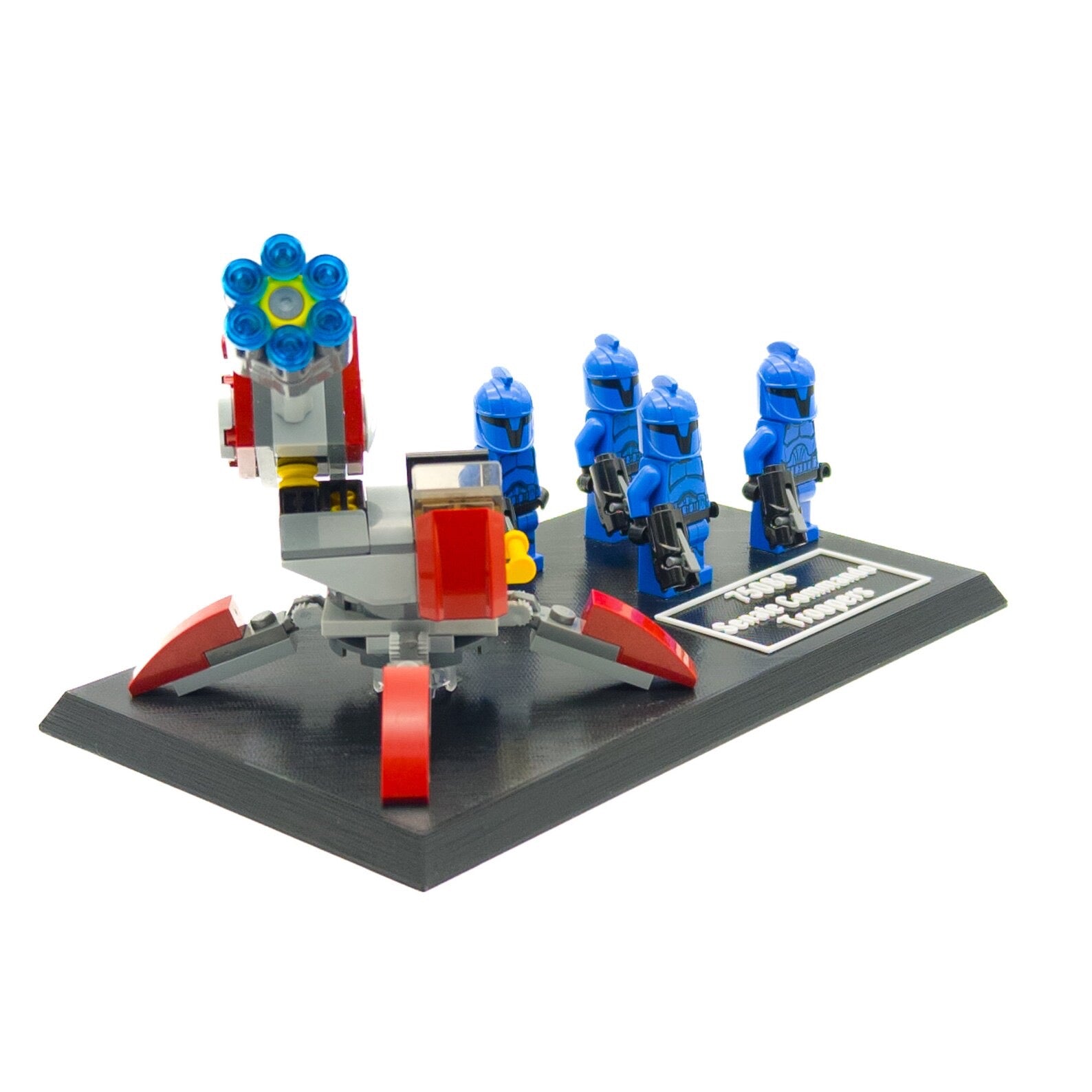 Display Stand for Lego Star Wars 75088 Senate Commando Troopers