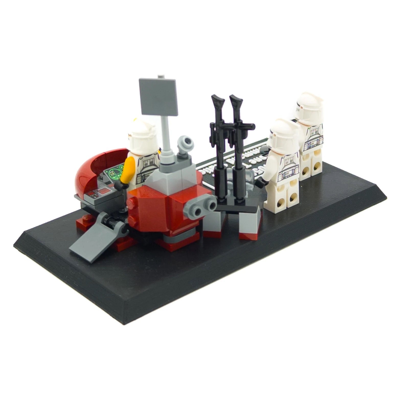 Display Stand for Lego Star Wars 40558 Clone Trooper Command Station