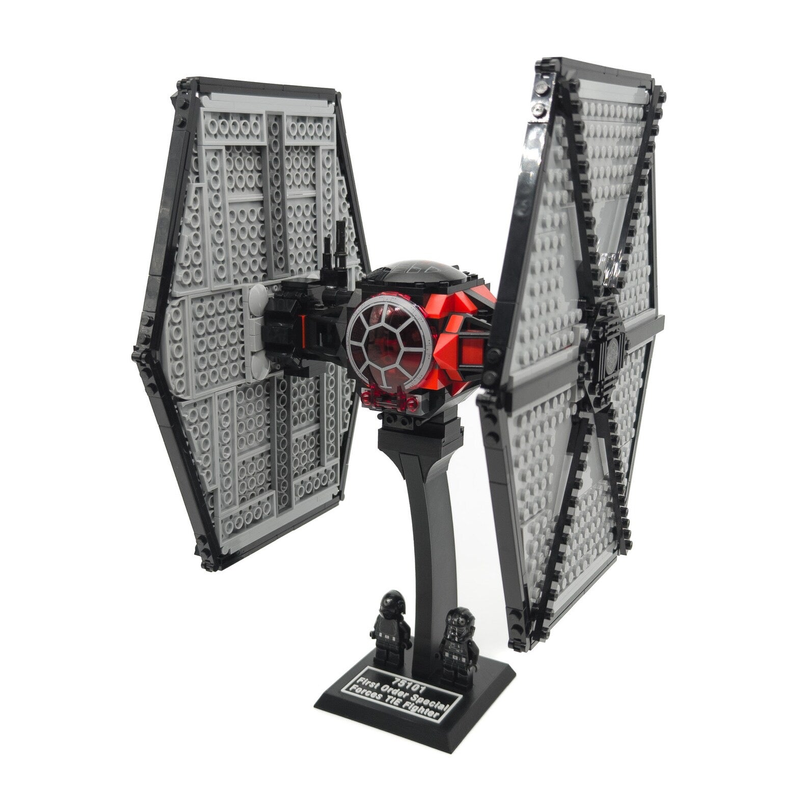 Display Stand for Lego Star Wars 75101 First Order Special Forces TIE Fighter / 75211