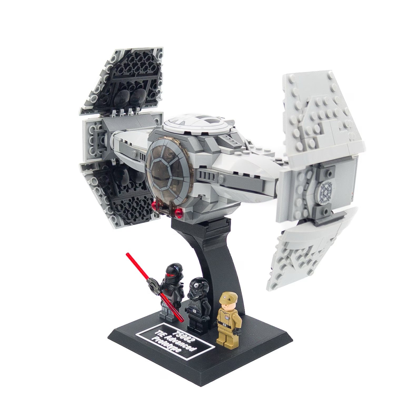 Display Stand for Lego Star Wars 75082 TIE Advanced Prototype