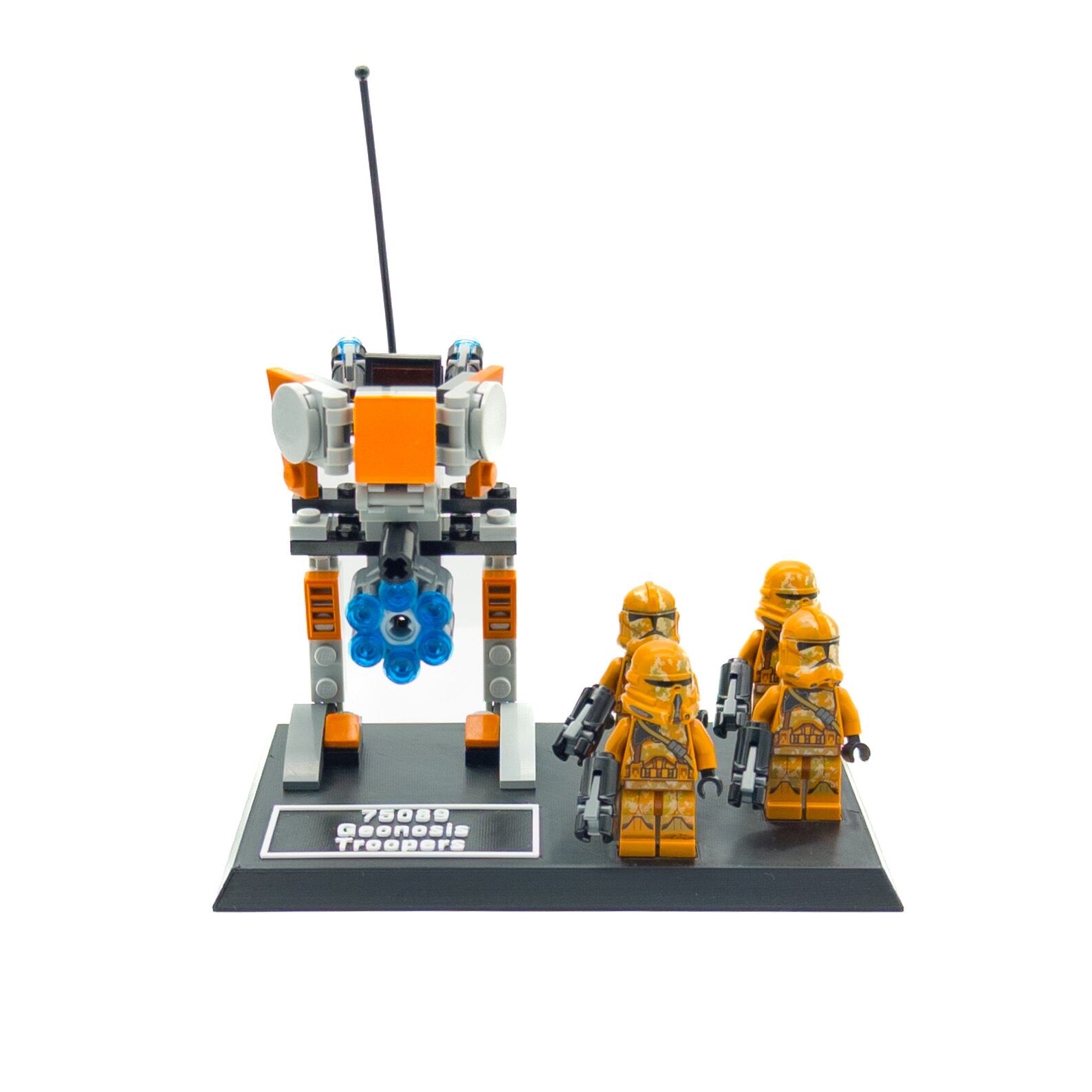 Display Stand for Lego Star Wars 75089 Geonosis Troopers