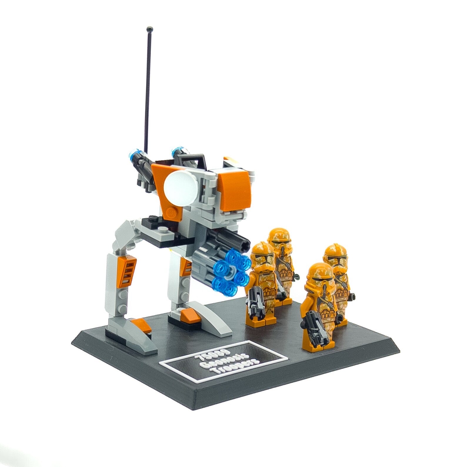 Display Stand for Lego Star Wars 75089 Geonosis Troopers