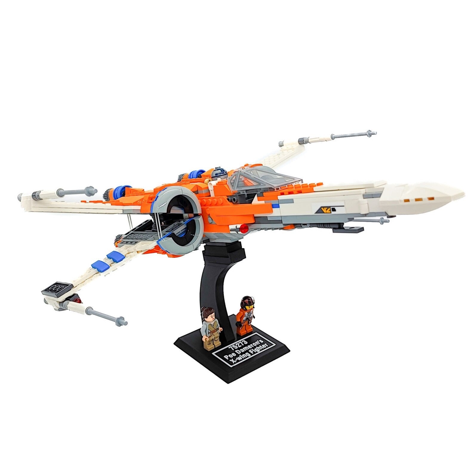 Display Stand Asc for Lego Star Wars 75301 / 75218 / 75273 / 75102 X-Wing Fighter