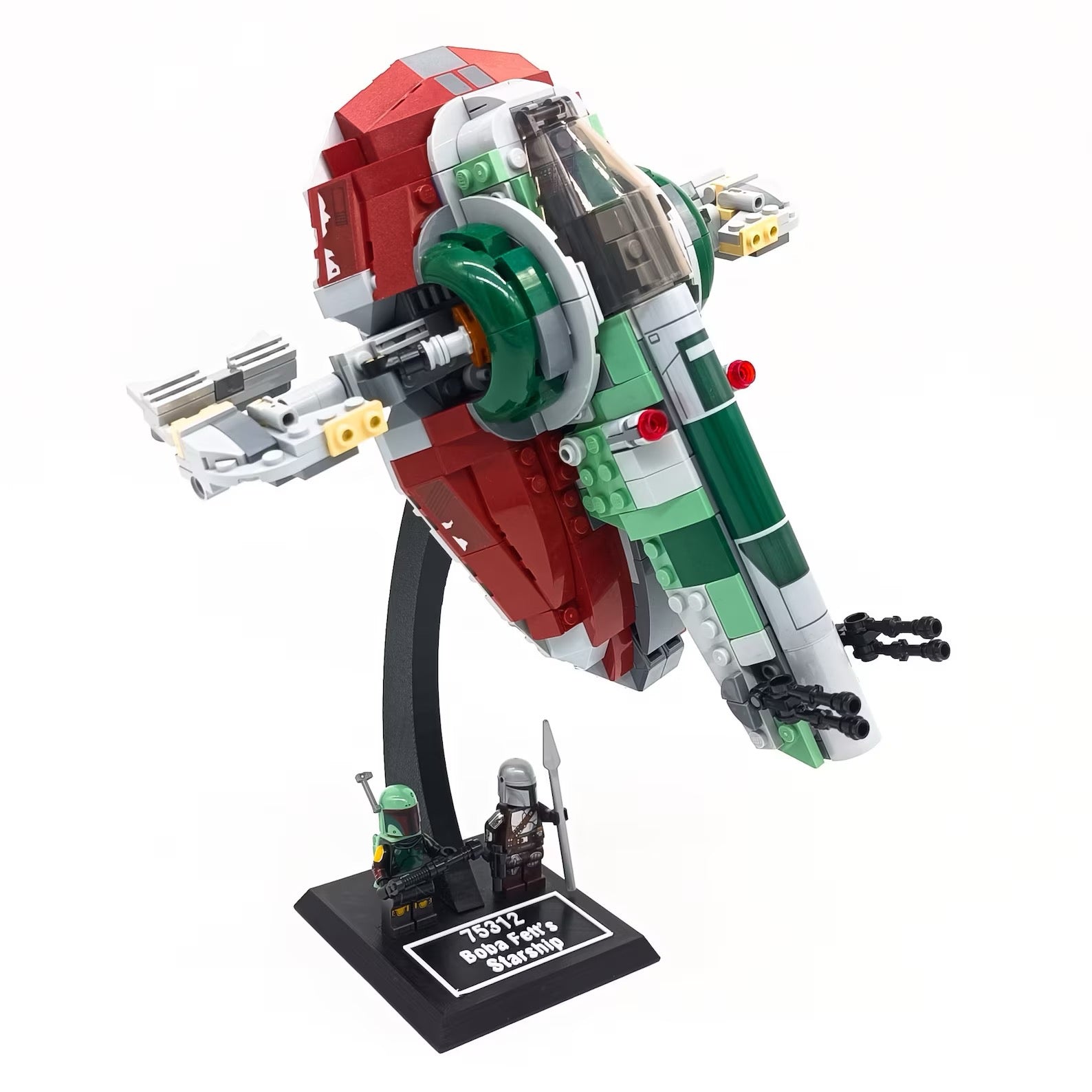 Display Stand for Lego Star Wars 75312 Boba Fett's Starship / Slave-I