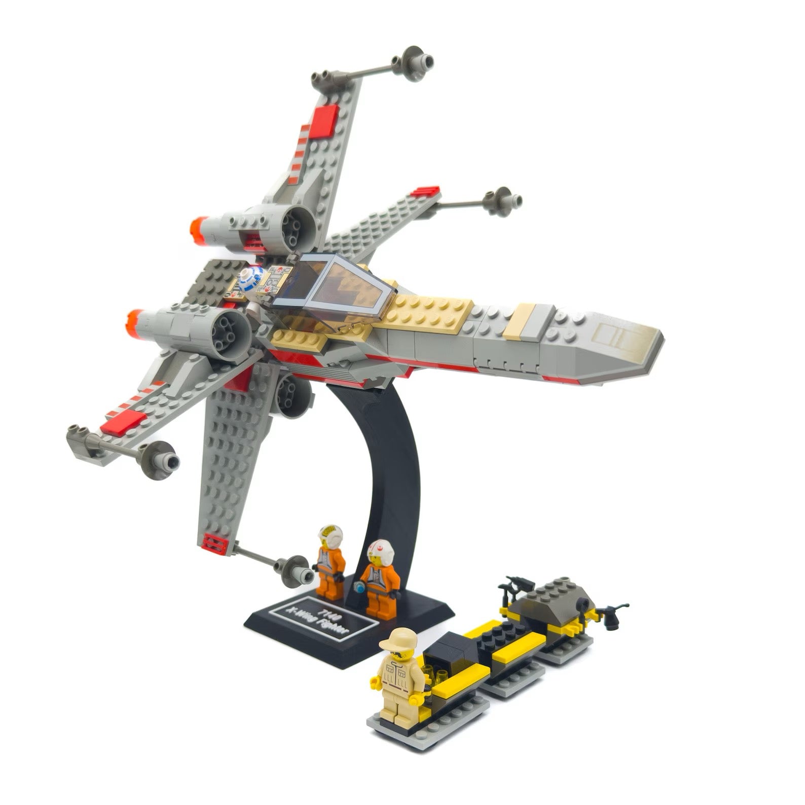 Display Stand for Lego Star Wars 7140 / 7142 X-Wing Fighter