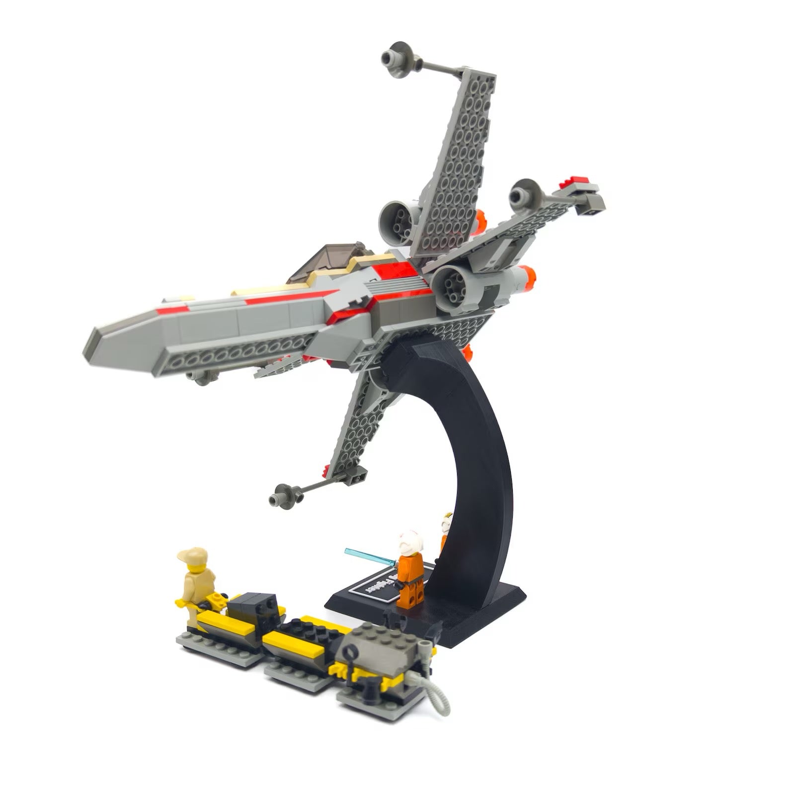 Display Stand for Lego Star Wars 7140 / 7142 X-Wing Fighter