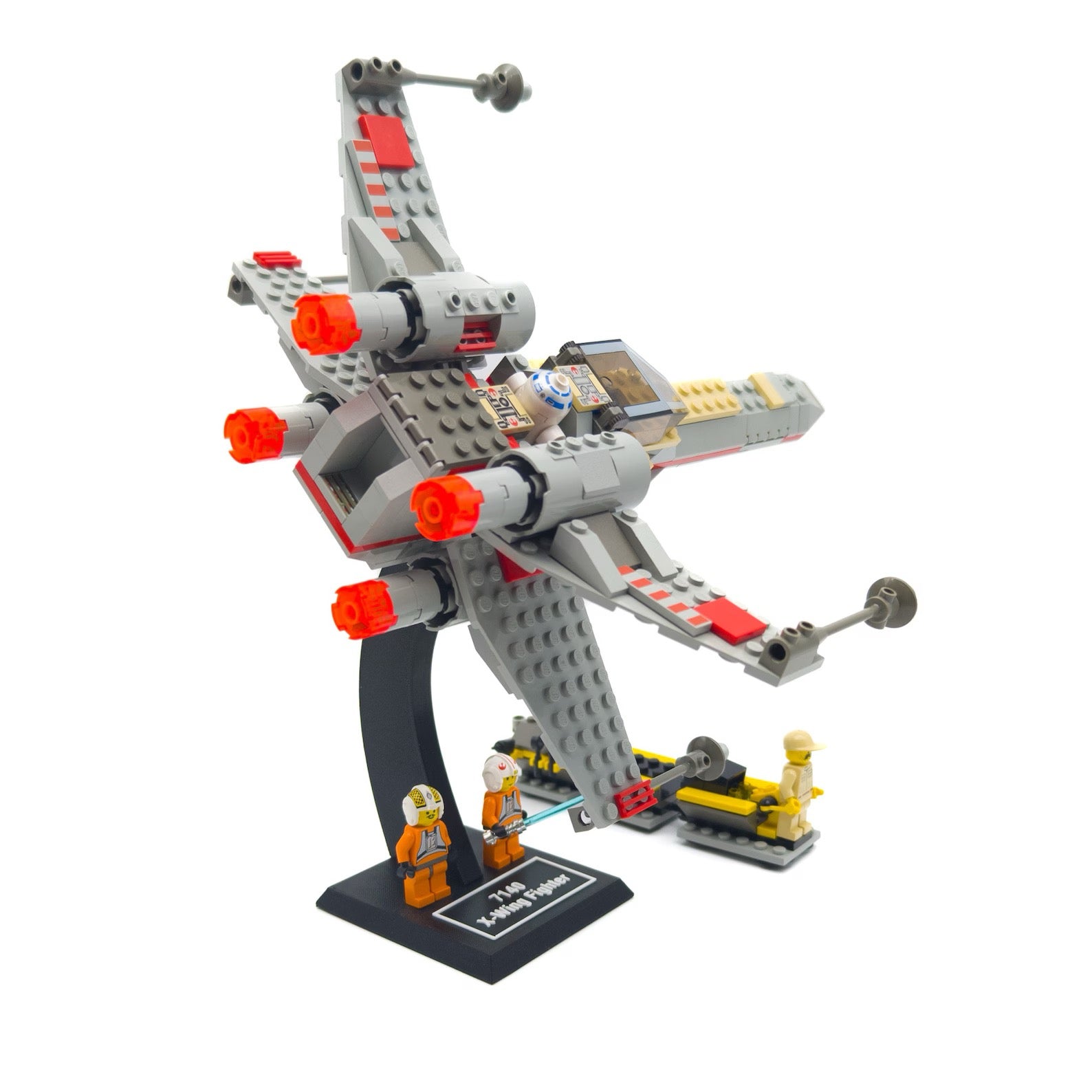 Display Stand for Lego Star Wars 7140 / 7142 X-Wing Fighter