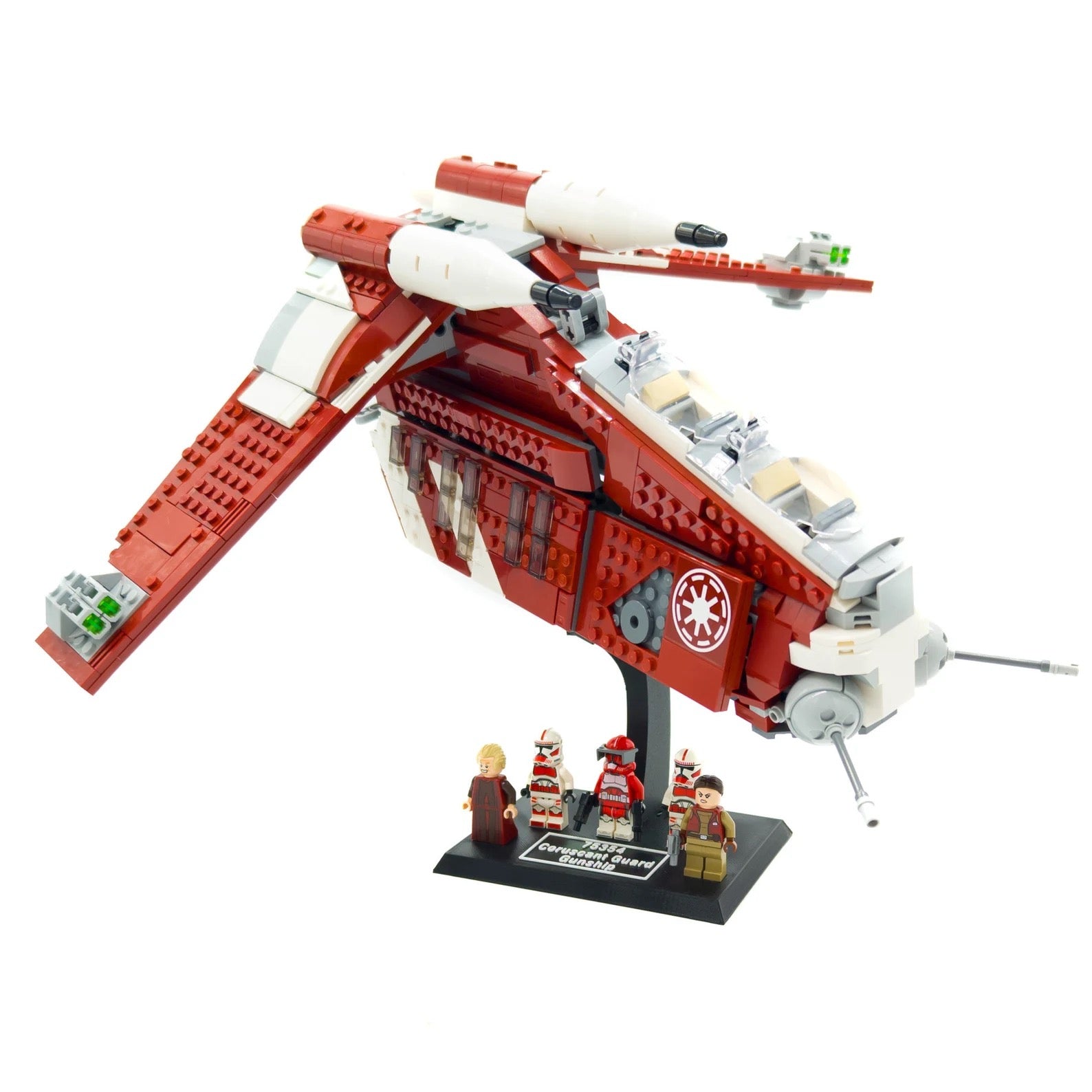 Display Stand for Lego Star Wars 75354 Coruscant Guard Gunship