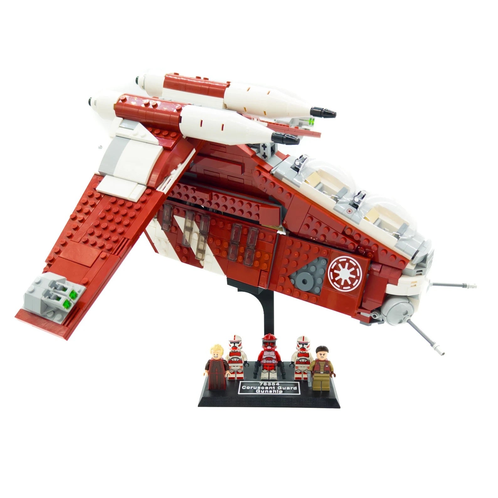Display Stand for Lego Star Wars 75354 Coruscant Guard Gunship