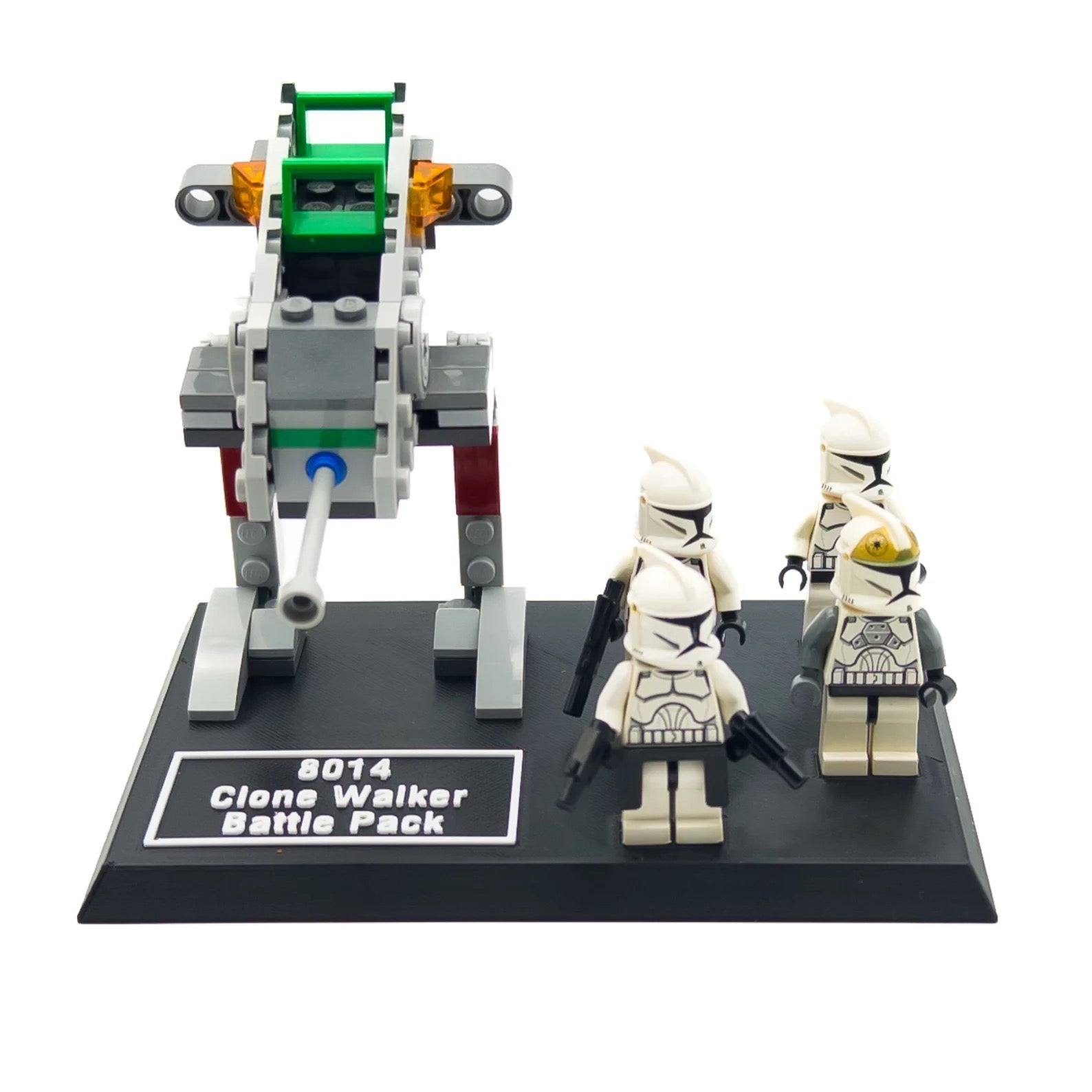 Display Stand for Lego Star Wars 8014 Clone Walker Battle Pack
