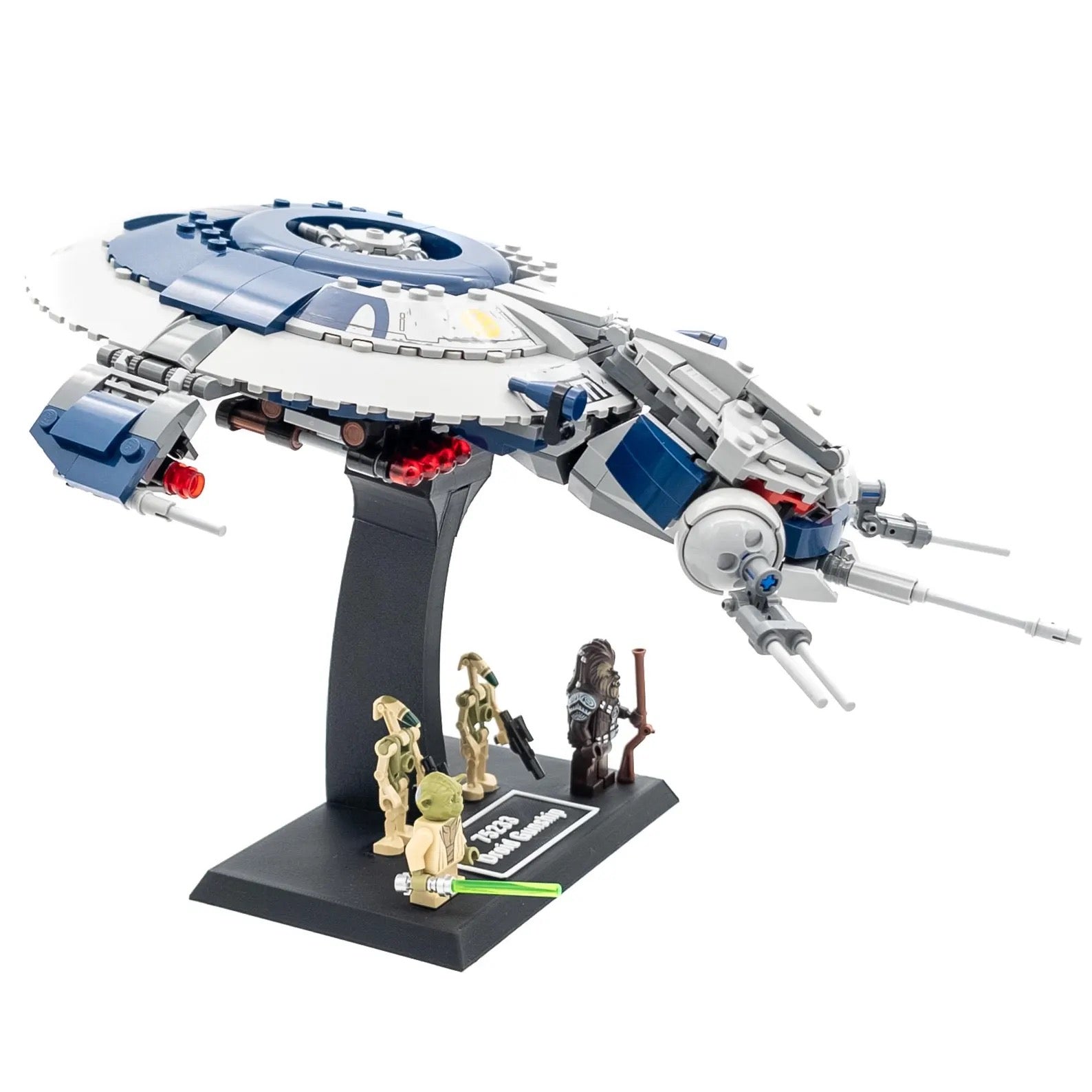 Display Stand for Lego Star Wars 75233 Droid Gunship