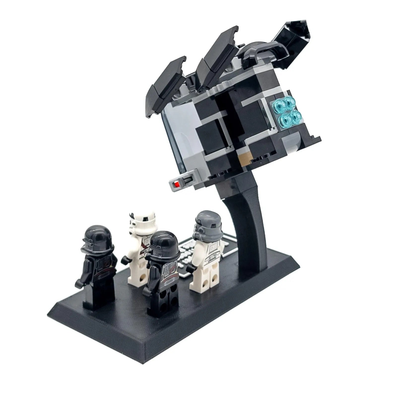 Display Stand for Lego Star Wars 75412 Death Trooper & Night Trooper Battle Pack