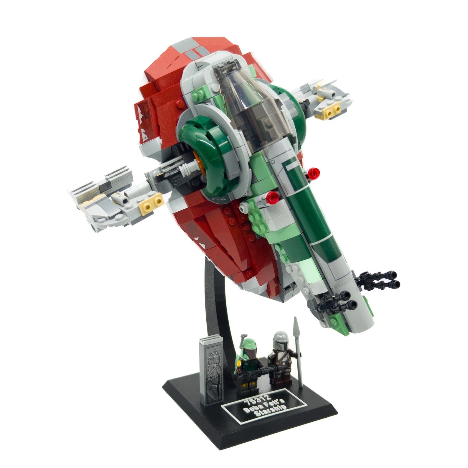 Display Stand for Lego Star Wars 75312 Boba Fett's Starship / Slave-I