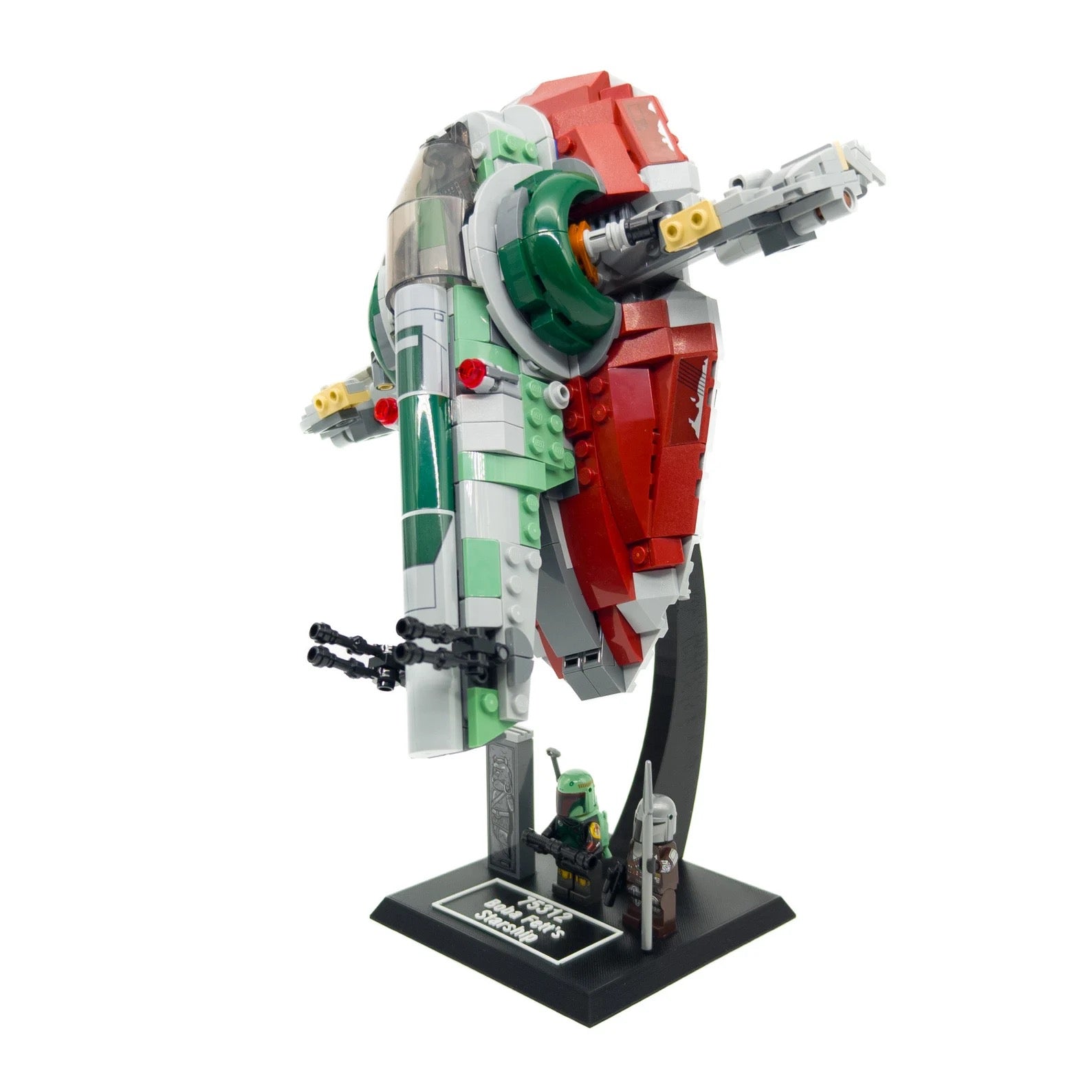 Display Stand for Lego Star Wars 75312 Boba Fett's Starship / Slave-I