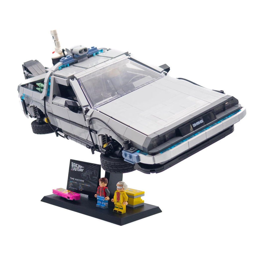 Display Stand for Lego 10300 DMC-12 DeLorean Time Machine from Back to the Future