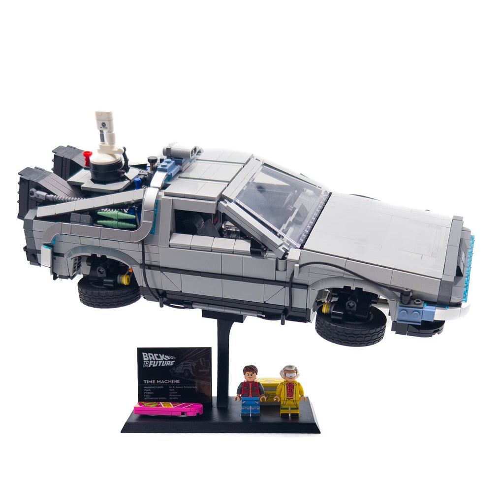 Display Stand for Lego 10300 DMC-12 DeLorean Time Machine from Back to the Future