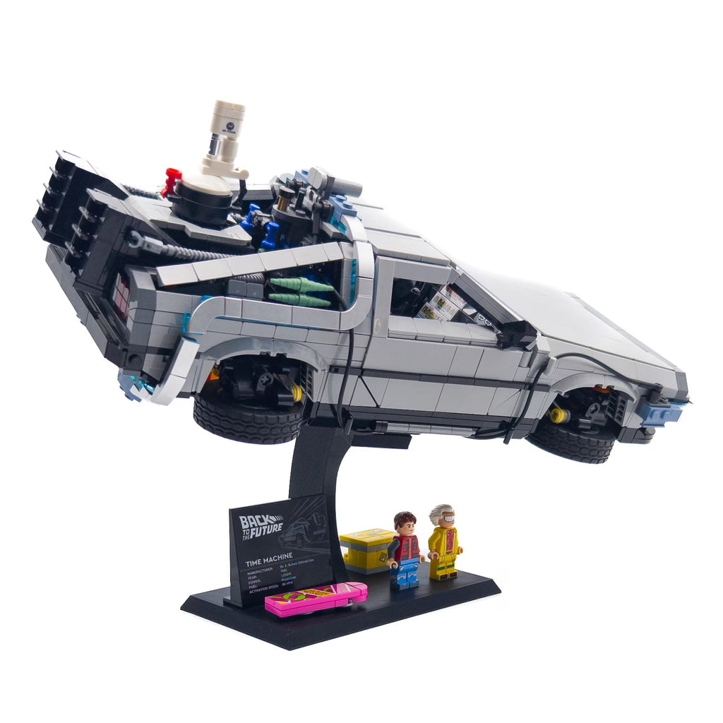 Display Stand for Lego 10300 DMC-12 DeLorean Time Machine from Back to the Future