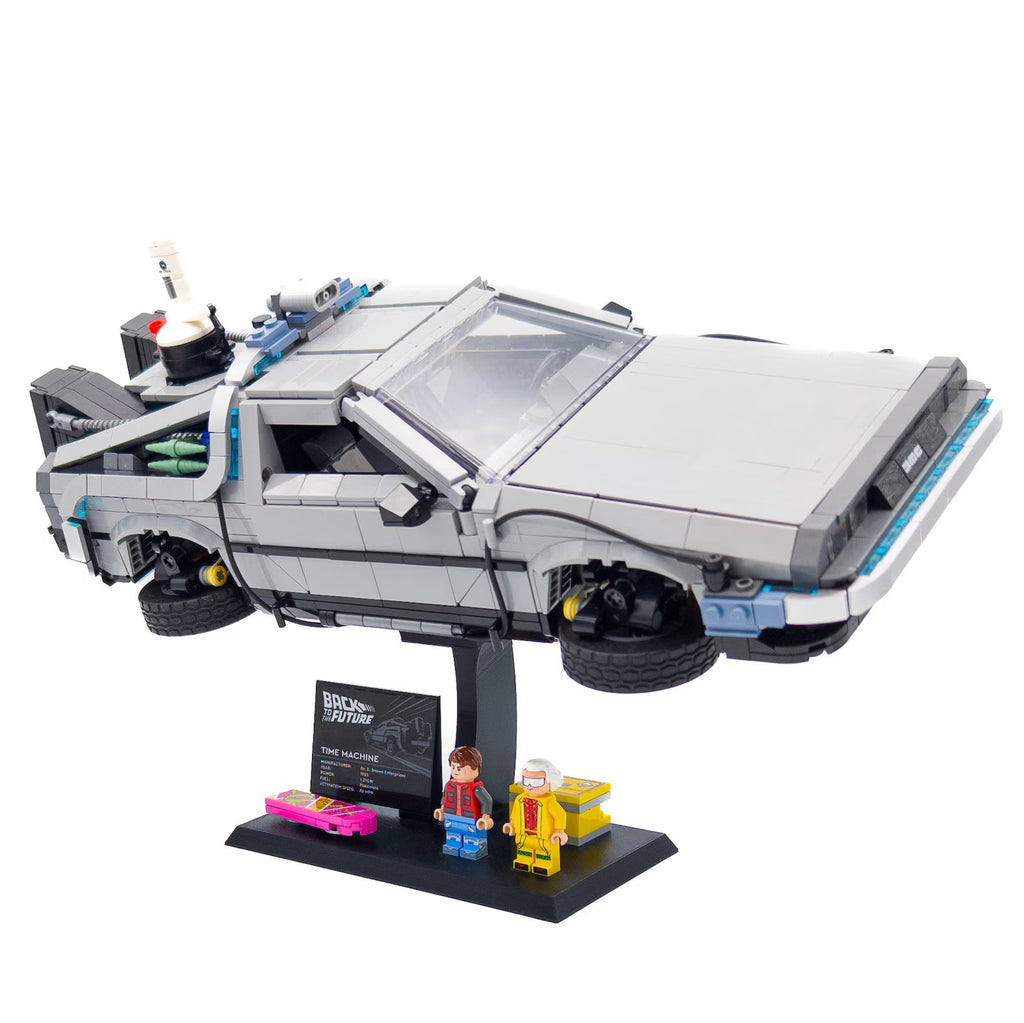 Display Stand for Lego 10300 DMC-12 DeLorean Time Machine from Back to the Future