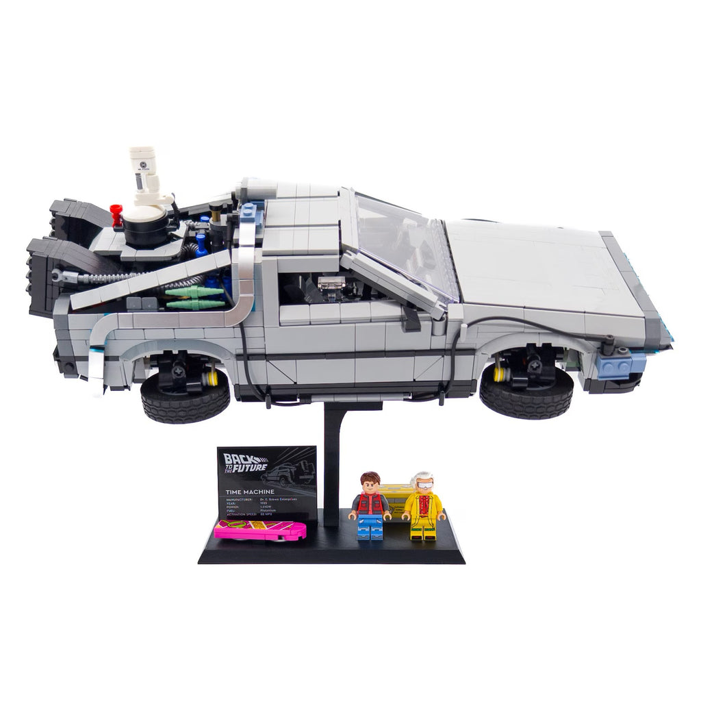 Display Stand for Lego 10300 DMC-12 DeLorean Time Machine from Back to the Future