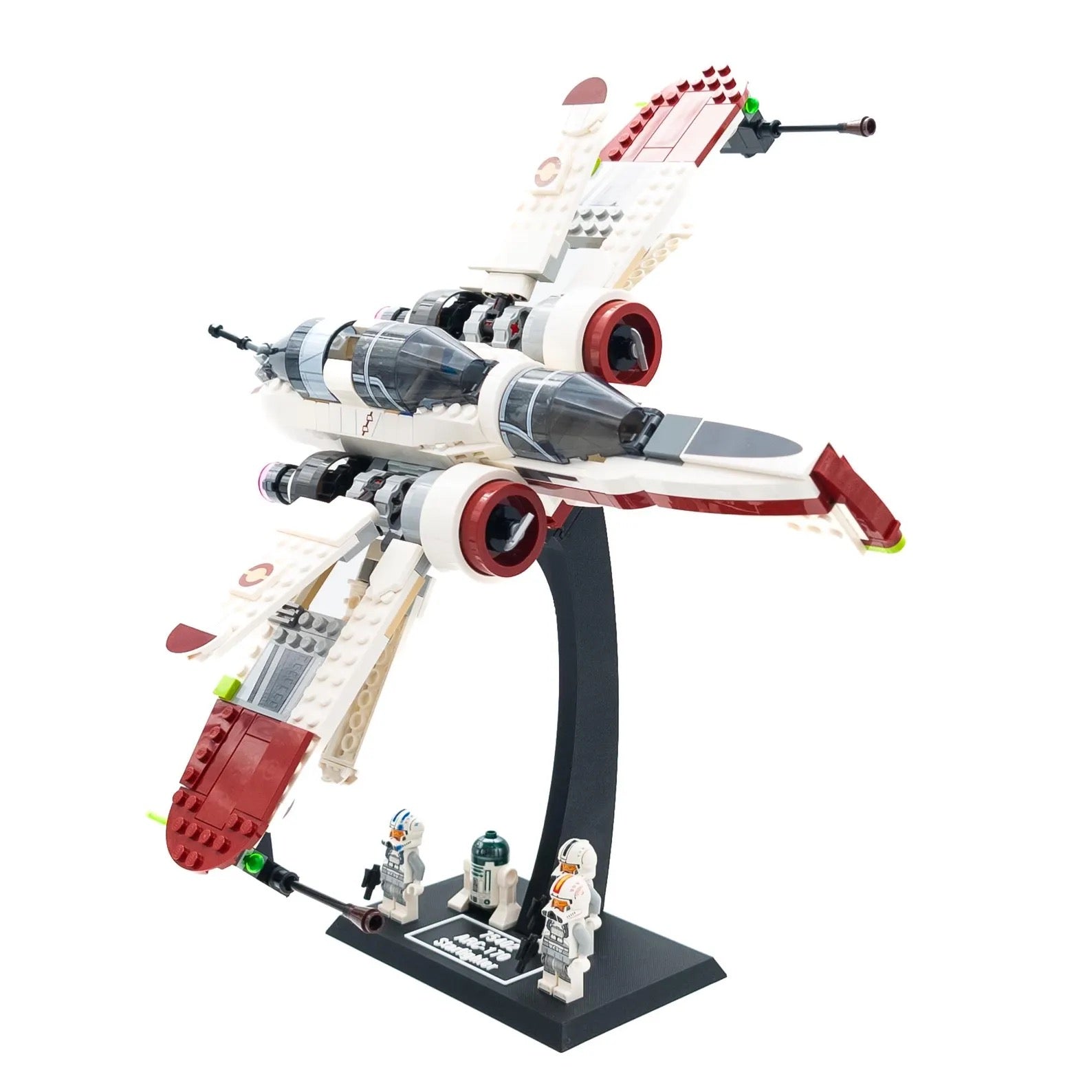 Display Stand for Lego Star Wars 75402 ARC-170 Starfighter